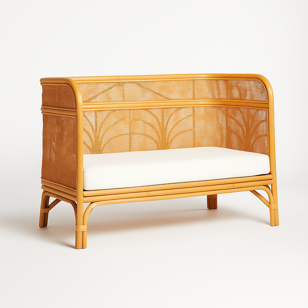 LumiVela Arc Rattan Day Bed