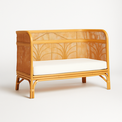 LumiVela Arc Rattan Day Bed